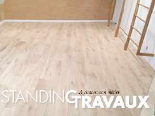 parquet massif pose droite